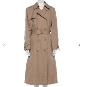 London Fog Neutral Trench Coat – Classic Long Button-Up XXL/US 16